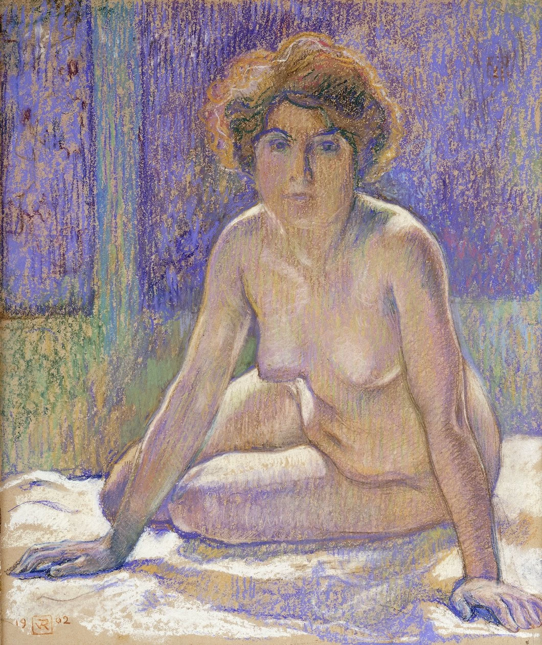 Donna nuda seduta, c.1912